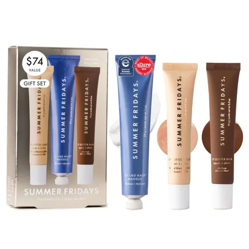Vista 11 de Summer Fridays Jet Lag Mask Mini - Hidratante facial y mascarilla + enriquecida con ácido hialurónico, niacinamida, glicerina + antioxidantes ayuda