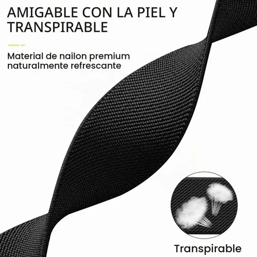 Vista 4 de Adorve - Correa elástica compatible con correas de Apple Watch para hombres Negro/Rosa arena/Verde pino/Starlight/Leopardo
