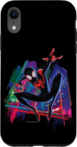 Vista 25 de Marvel Spider-Man Miles Morales Graffiti City - Carcasa para iPhone 17