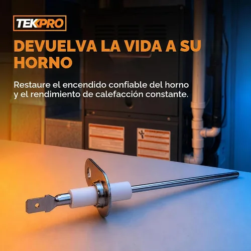 Vista 2 de TEKPRO Reemplazo mejorado OEM para sensor de llama de horno Goodman, compatible con B11726-06