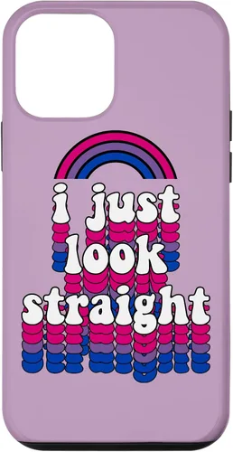 Vista 16 de I Just Look Straight Bisexual Rainbow Bisexual Pride Flag Case for iPhone 17
