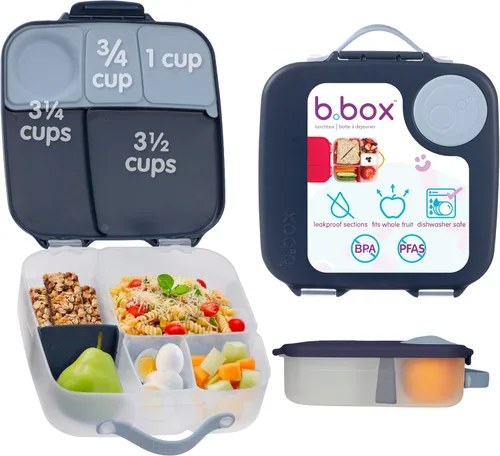 Vista 24 de Bbox - Lonchera Bento Jumbo Batman Lonchera para niños y adultos, 4 compartimentos, a prueba de fugas, apta para lavavajillas, sin BPA, sin PFAS