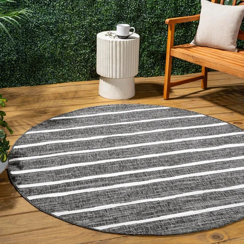 Vista 17 de JONATHAN Y SMB125D-210 - Alfombra de pasillo para interiores/exteriores, diseño bereber a rayas, fácil de limpiar, de alto tráfico, apta