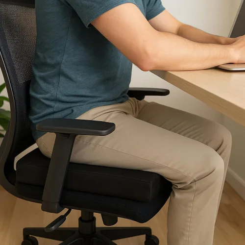 Vista 3 de Med Plus Pressure Plus - Cojín de asiento (16 x 16 pulgadas)