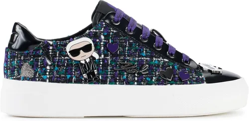 Vista 5 de Karl Lagerfeld Tenis con cordones para mujer Cate Sayings Everyday