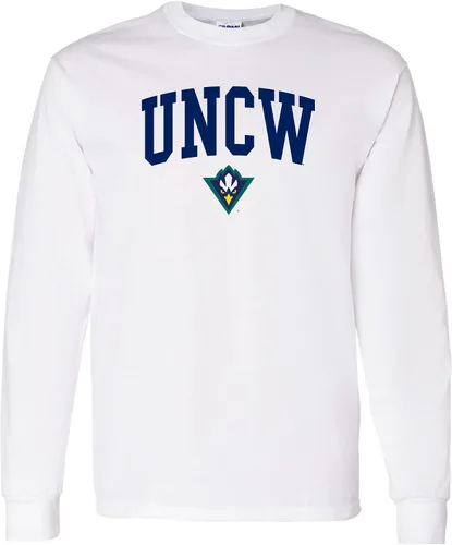 Vista 95 de NCAA oficial de College – University Team Color Arco Logo Manga Larga