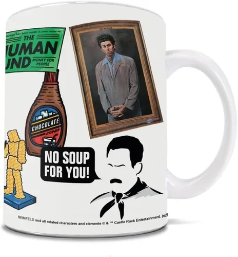 Vista 143 de Trend Setters Friends the Television Show – 25 años – Mercancía oficial – Taza de café o té de cerámica blanca de 11 onzas – perfecta para regalar