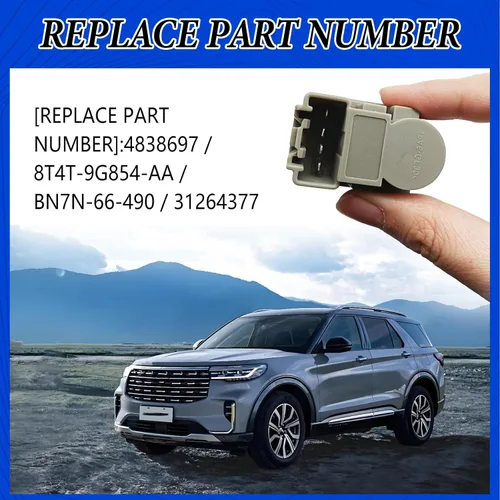 Vista 4 de Interruptor de luz de freno de freno de 4 pines, compatible con Ford F150 F250 F350 Focus/Mazda 2 3 5 6/Lincoln MKC MKT, OEM: 4838697 8T4T-9G854-AA