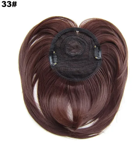 Vista 4 de Faringoto Extensiones de cabello con clip para mujer, color blanco amarillento