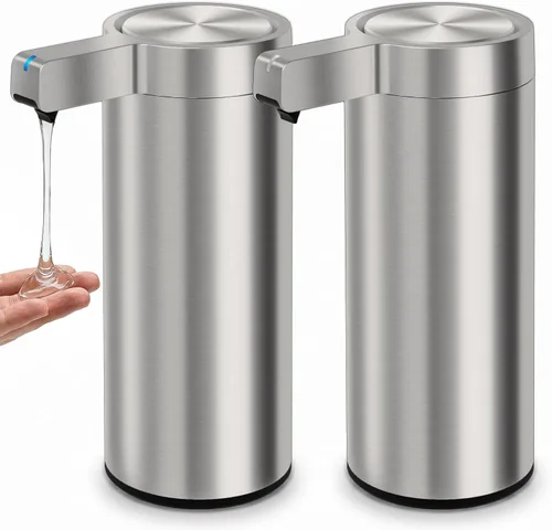Vista 13 de Newise Dispensador automático de jabón, sin contacto, 9 oz, acero Acero inoxidable