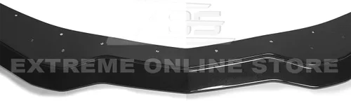 Vista 8 de Para Chevrolet Corvette C7 2014-2019 Z06 Z07 Etapa 2 Estilo ABS Plástico pintado carbono Flash parachoques delantero divisor de labio inferior