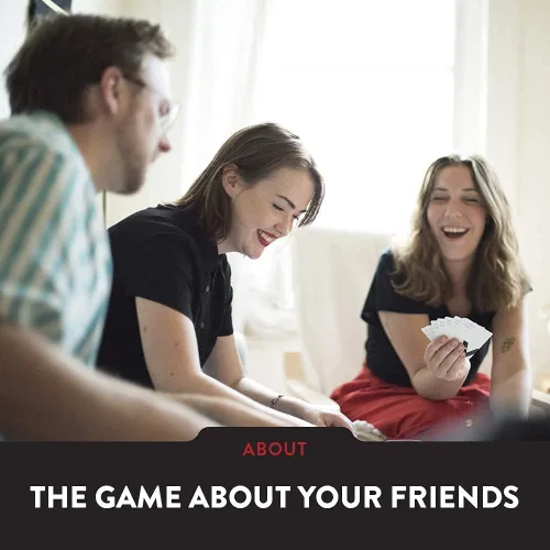 Vista 3 de The Voting Game After Dark Edition – El divertido juego de cartas para adultos sobre descubrir quiénes son tus amigos, perfecto para estudiantes