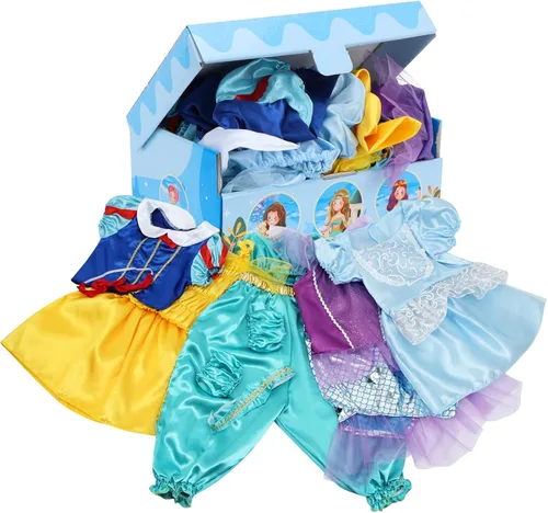 Vista 6 de VGOFUN Disfraz de princesa para niñas y niñas