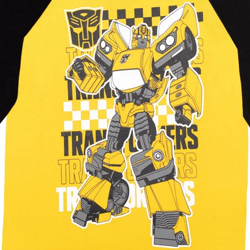 Vista 4 de Transformers Optimus Prime Bumblebee - Paquete de 2 camisetas para niños pequeños y grandes