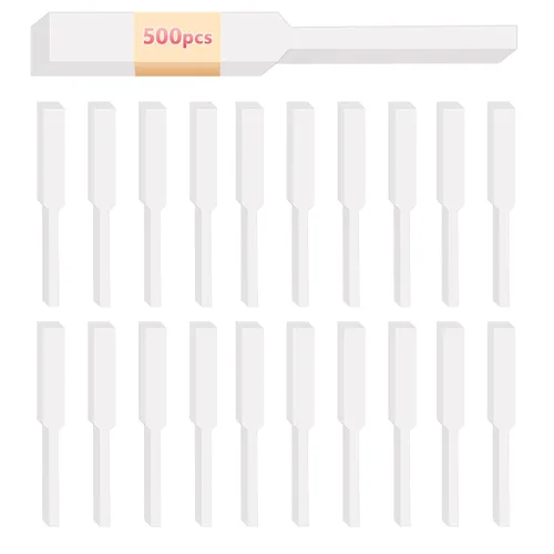 Vista 8 de 200 tiras de prueba de fragancias desechables, tiras probadoras de perfume, aceites esenciales de perfume blanco, tiras de prueba de papel