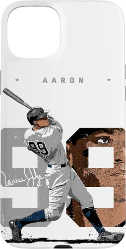 Vista 9 de Aaron Judge Number Portrait Baj New York MLBPA Case for iPhone 17
