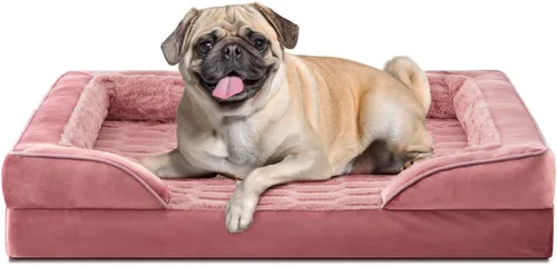 Vista 9 de FURTIME Cama Ortopédica para Perros para Perros Pequeños - Camas de Sofá para Perros Pequeños Lavables, Cama de Sofá de Espuma de Apoyo