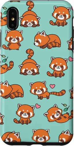 Vista 11 de Cute Funny Kawaii Womens Girls Kids Red Panda Lover Pattern Case for iPhone 17