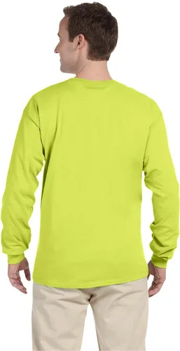 Vista 3 de Añade tu propio texto personalizado o logotipo en tu camiseta de manga larga personalizada Hd