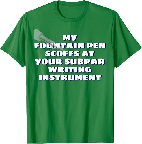 Vista 4 de My Fountain Pen Scoffs At Your Subpar - Camiseta de manga corta