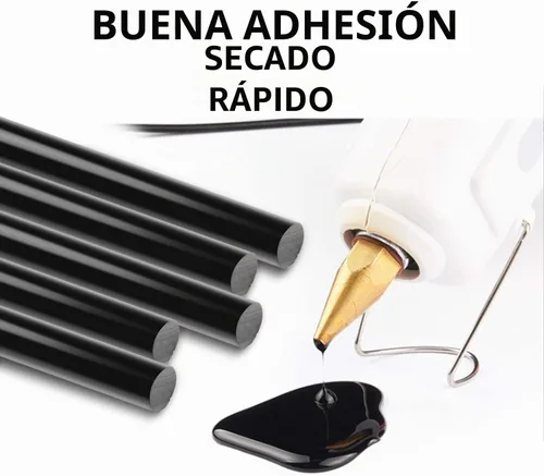 Vista 3 de ENPOINT - 72 barras de pegamento caliente negro, 0.27x4" Mini barras de pegamento caliente para reparación de abolladuras de automóviles