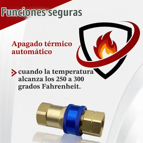 Vista 4 de A75 - Accesorio de desconexión rápida, 3/4 pulgadas, apagado térmico automático