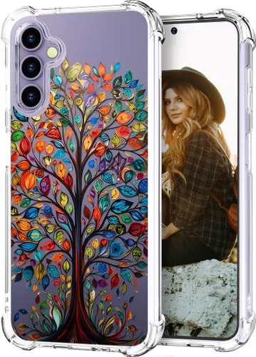 Vista 9 de Hungo Funda compatible con Samsung Galaxy S25 Plus / S24 Plus, diseño femenino estético de diseño femenino S24+ S25+ de astronauta de dibujos