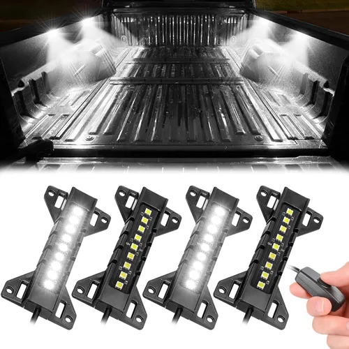 Vista 11 de Luces de cama de camioneta RGB LED Kits de luz de cama con control Bluetooth Luces de carga traseras Iluminación de camioneta Accesorios de carga