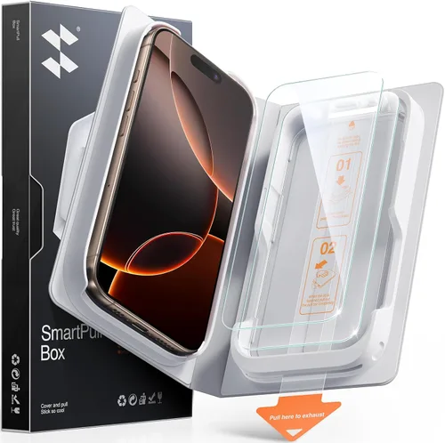 Vista 19 de SMARTDEVIL Paquete de 2 protectores de pantalla de vidrio templado para iPhone Air, protección antirroturas de grado militar, dureza 9H, película