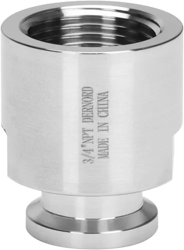 Vista 15 de Dernord - Adaptador de abrazadera triple de 1.5'' a abrazadera de rosca FNPT de 1 pulgada para tubería sanitaria
