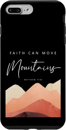 Vista 12 de Faith Can Move Mountains - Matthew 17 20 Inspiring Christian Case for iPhone 17