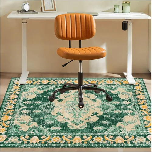 Vista 10 de Tapete para silla de oficina para piso de madera dura, 36"x48" tapete antideslizante para silla de escritorio para pisos duros, alfombra