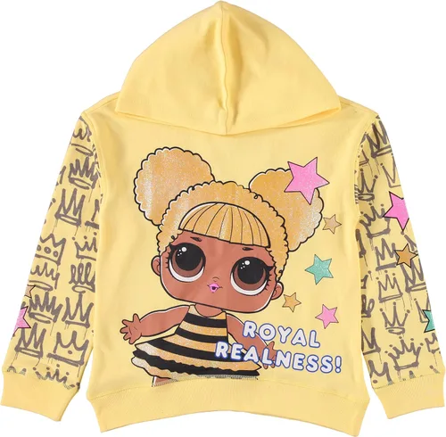 Vista 2 de LOL Surprise Conjunto de sudadera con capucha y ropa para correr tallas 4-16 Blanco