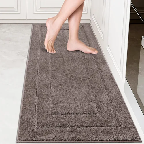 Vista 20 de PURRUGS Alfombra de cocina lavable a máquina, de 24 x 35.5 pulgadas, antideslizantes, antideslizantes, tapetes de pie suaves y superabsorbentes