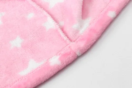 Vista 7 de Bata de baño de forro polar con capucha para niñas, suave y mullida, para regalos, de 2 a 12 años
