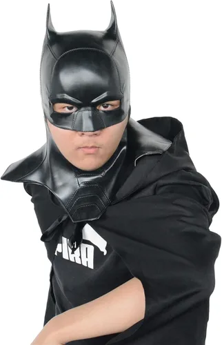 Vista 3 de HugOutdoor Máscara de murciélago de Halloween para hombre 2022, nueva película de superhéroe, accesorios de disfraz de látex para vestir talla adulto
