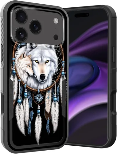 Vista 22 de Funda para iPhone Air, doble capa híbrida resistente resistente a prueba de golpes de policarbonato duro + funda protectora de silicona suave