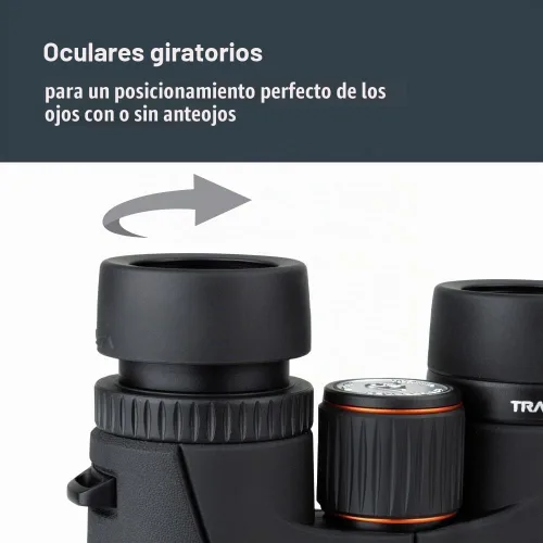 Vista 8 de Celestron TrailSeeker ED 8x32 ED - Prismáticos compactos de vidrio