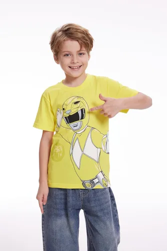 Vista 3 de Power Rangers Paquete de 4 camisetas de manga corta para niños pequeños