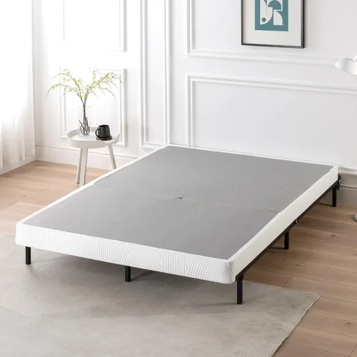 Vista 2 de Base somier para colchón perfil plegable bajo de 4 pulgadas Zinus, Acero