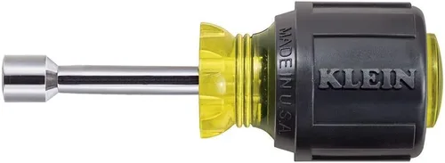 Vista 5 de Klein Tools 646-1/2M llave para tuerca con punta hexagonal magnética de 1/2 pulgada con vástago hueco de 6 pulgadas