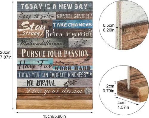 Vista 2 de Namalu Regalos de decoración de escritorio con citas inspiradoras para mujeres, regalos de aliento para mejores amigas, regalos motivacionales