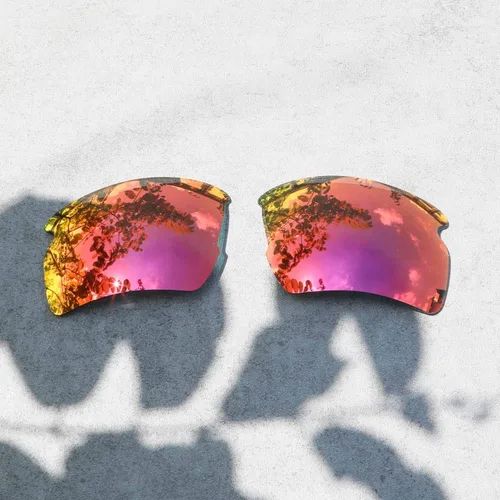 Vista 2 de Walleva Lentes de repuesto para lentes de sol Oakley Flak 2.0 XL, múltiples opciones disponibles