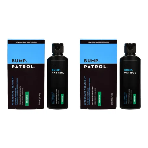 Vista 9 de Bump Patrol Sérum de Tratamiento Post-Afeitado Fuerza Sensible – Bloqueador de Granos de Afeitado y Tratamiento para Vellos Encarnados para Hombres