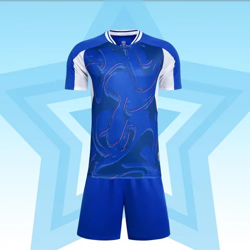 Vista 5 de Camisetas de fútbol personalizadas para niños, hombres y mujeres, camiseta y pantalones cortos de fútbol personalizados, uniformes de fútbol