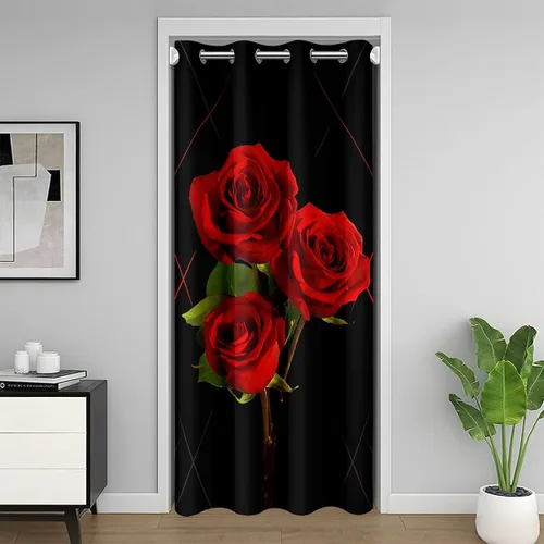 Vista 9 de Feelyou Math Equation - Cortina de puerta (1 panel, 34 x 80 pulgadas)
