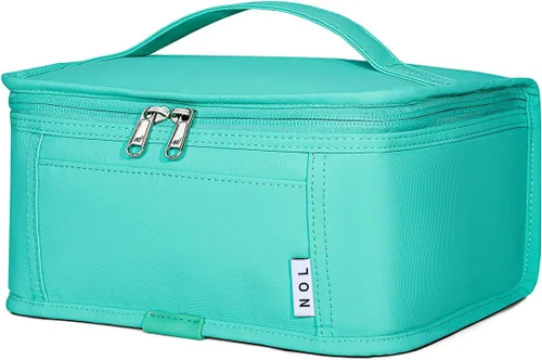 Vista 16 de NOL Natural Organic Lifestyle Bolsa de almuerzo pequeña Mini lonchera Bolsa de almuerzo aislada para hombres/mujeres A prueba de fugas Bolsa térmica