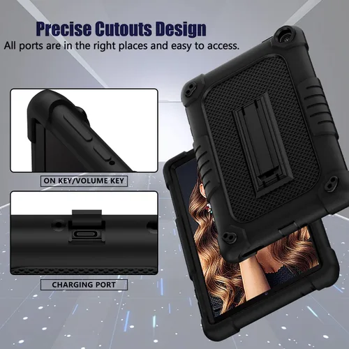 Vista 2 de Mignova para Walmart Onn 8 8 "Gen 3 Tablet Case Kids Girls Friendly Case Construido en Kickstand Correa de hombro y Onn 8 Tablet Protector