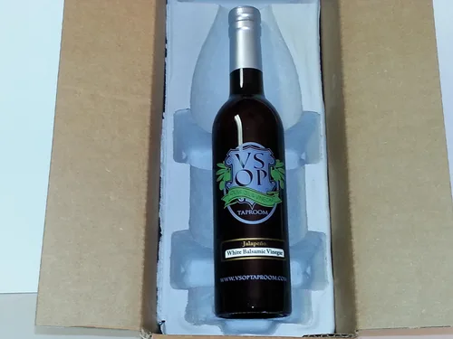 Vista 2 de VSOP Vinagre Balsámico Blanco Envejecido Jalapeño de Módena (12.7 fl oz / 12.68 oz)