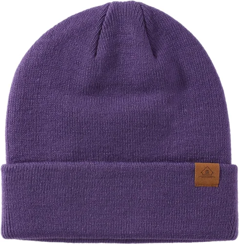 Vista 2 de Home Prefer Gorro de invierno de punto cálido para niños y niñas
